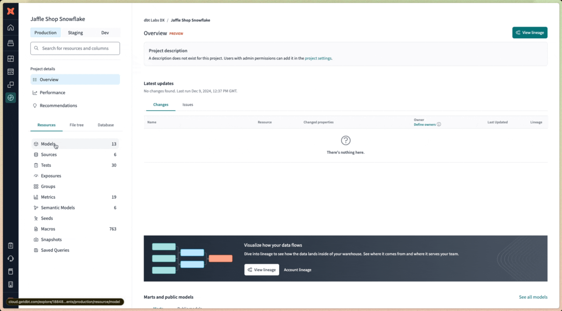 Access data health signals in multiple places in dbt Explorer. Access data health signals in multiple places in dbt Explorer.